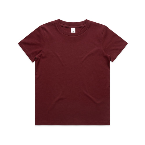 BURGUNDY kids-staple-tee-burgundy